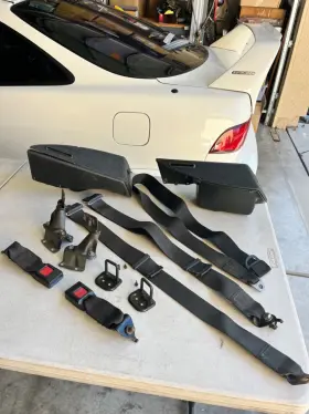 03732-sh2 Honda Jdm Cr-x Crx Ef8 Ef9 Sir Vtec Rear Seat Hardwares Rare
