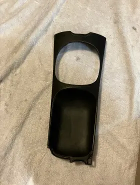77297-s6m-01 Honda 02-06 Acura Rsx Base Type-s Center Console Shifter Bezel Trim Tray Black Oem