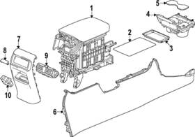 Honda 83402-3a0-a01 Genuine Tray