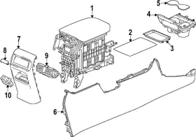 83402-3a0-a01 Honda Genuine Tray