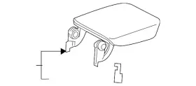 83402-tla-a02zc Honda Genuine Console Armrest