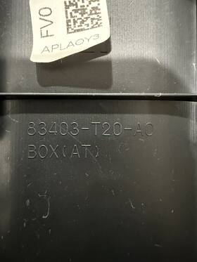 Honda 83403t20a0 Civic Console Storage Tray Box And Armrest Lid Cover Cloth Oem 2022-2024