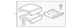 83440-sjc-a02ze Honda Genuine Armrest Pad