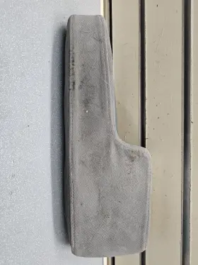 83450s5al02zd Honda 01-05 Civic Front Center Console Cover Arm Rest Lid Gray Cloth Oem