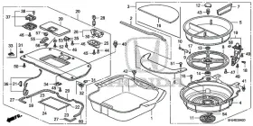 84531-shj-a21 Honda Genuine Cylinder Floor Lid