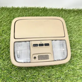 8325shj Honda Acura 05-10 Odyssey And Pilot Overhead Console Mirror Dome Light Homelink Beige
