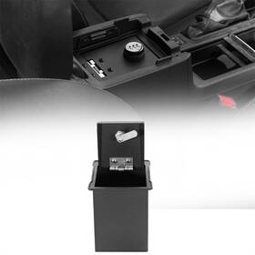Hooke Road 797034997412 Fit 2013-2017 Subaru Xv Crosstrek Metal Center Console Safe Lockbox Vault Insert