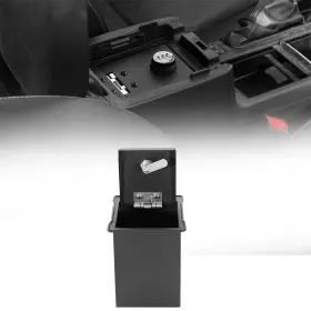 Hooke Road 797034997412 Fit 2013-2017 Subaru Xv Crosstrek Metal Center Console Safe Lockbox Vault Insert