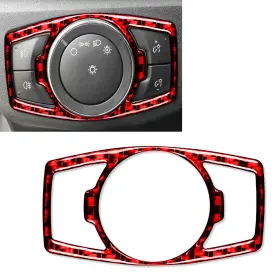 Hukyu 890000399262 Red Headlight Switch Control Decorative Panel Trim For Ford Fusion Mondeo 13-19