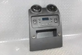 225-hummer Hummer Note 03-07 H2 Black Oem Floor Console Rear Air Vent Audio Control Trim Panel