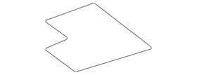 Hyundai 95570-l1001 Genuine Console Mat