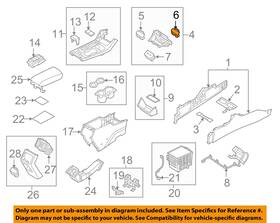 Hyundai Oem 95120c1150 17-18 Ioniq Interior-rear-12v Power Outlet Lighter Left