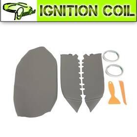 Igparts Ic15143201l Center Console Lid Armrest Cover Leather Fit For Honda Pilot 2009-2015 Gray