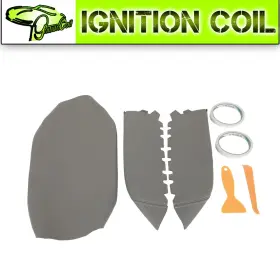Ic15143201l Igparts Center Console Lid Armrest Cover Leather Fit For Honda Pilot 2009-2015 Gray