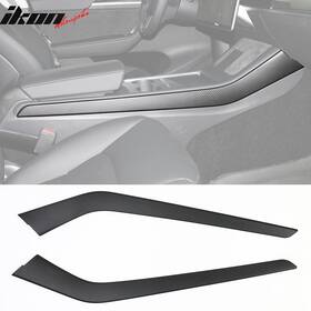 Ikon Motorsports 1-css-tsl3y20-mcfl For 21-23 Tesla Model 3 Y Control Gear Shift Panel Trim Matte Carbon Fiber Print