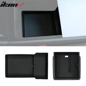 Ikon Motorsports 198073327220 Fits 24-25 Tesla Model 3 Lower Upper Center Console Organizer Storage Box Tpe