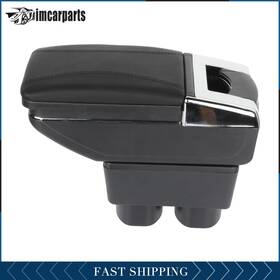 Imcarparts Im10834701c Center Console Armrest Container Storage Box Black For Nissan Versa 07-2011