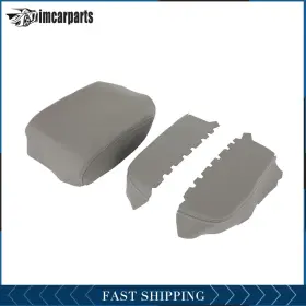 Im15143201c Imcarparts Fits Honda Pilot 2009-2015 1pcs Center Console Gray Leather Lid Armrest Cover