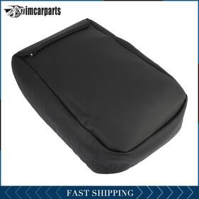 Imcarparts Im15307401rts Black Leather Center Console Armrest Lid Cover For 07-14 Chevy Silverado Front