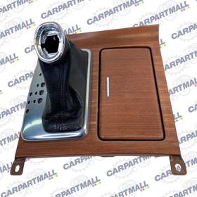 Infiniti 2006-2008 M45 M35 Auto Trans Center Console Shift Shifter Boot And Bezel Wood