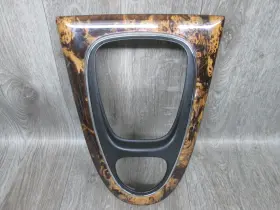 2w93f044h96ab Jaguar 04-09 Xj8 Xj8r Woodgrain Center Console Gear Shifter Bezel Panel Trim Oem