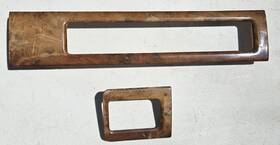 Jaguar 624l 81-91 Xjs He Trim Cover Panel Bezel Dashboard Front Center Set Of 2 Oem