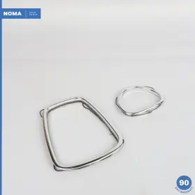 Xr8354042a74ab Jaguar 03-08 S-type R X202 Front Center Console Shifter Bezel Chrome Set Oem