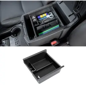 Zpd-ztly0030 Jdmcar For 10-18 Toyota 4runner Abs Center Console Storage Box Organizer Insert Tray
