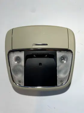 1uc751daab Jeep 2011-2015 Grand Cherokee Overhead Console Lighted Power Dome Map Beige Oem