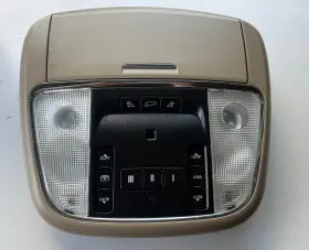 1uc781l1aa Jeep 11-15 Grand Cherokee Overland Tan Overhead Roof Console Bin With Sunroof Control