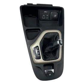 1uj61dx9ac Jeep 2014-2018 Cherokee Fwd Center Console Shifter Trim Bezel Oem