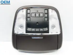 1vs381u5ab Jeep 2011-2015 Grand Cherokee Roof Overhead Dome Light Console Brown Sunroof Oem