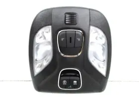 241-14490 Jeep 2024 Compass Black Overhead Roof Mounted Lamp Console With Sunroof Oem Lkq
