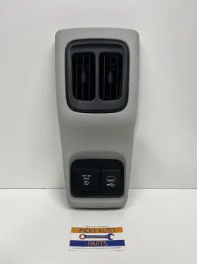 6ff61trmac Jeep Compass Console Back Trim Cover Panel With Air Vent Grille Oem 2017 - 2021