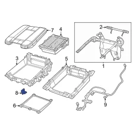 6zk63tx7ac Jeep Oe For Wagoneer 2022-2024 Front Center Console Latch