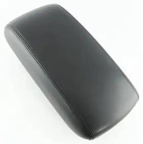 X85003102bl Jeep 11 - 21 Grand Cherokee Durango Center Console Storage Lid Armrest Black Leather
