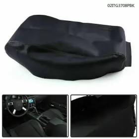 J-02itg3708pbk Jijiamotor13 Fit For 08-10 Dodge Charger Leather Synthetic Center Console Armrest Lid Cover
