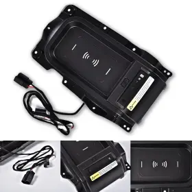 J-02itn2001abk Jijiamotor13 Center Console Wireless Charging Tray Fit For Toyota Tundra 2014-2021 000163