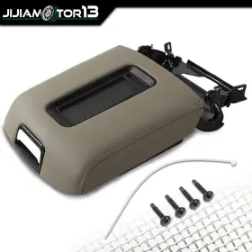 J-02itn4501bbr Jijiamotor13 Center Console Armrest Lid Fit For 2015-2019 Chevrolet Suburban Tahoe Gmc Yukon