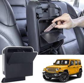 Jkcover Jc-je-081 Center Console Hidden Organizer Box Compatible With 2018-2024 Jl/jlu And Jt