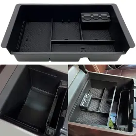 Jojomark 754914194804 Center Console Organizer Tray Compatible With 2014-2018 Gmc Sierra Accessorie