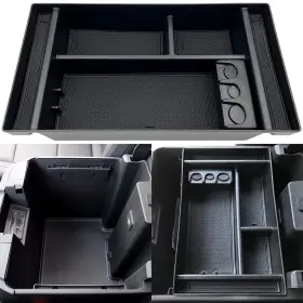 Jmgmc19 Jojomark 761272104086 Center Console Organizer Tray Fits For 2019-2022 Gmc Sierra/chevy Silverado