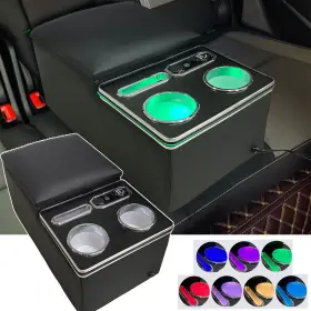 6804 Kakamiteen Car Center Console Universal Rear Bench Seat Consoles Back Organiz