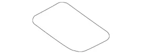 84631-m7100 Kia Genuine Accessory Tray Mat