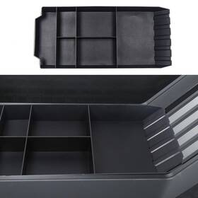 Kyostar Kd6497bk New Floor Console Organizer For 2024 Tesla Cybertruck Lower Center Tray