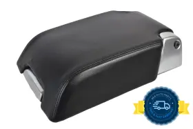 Lr016756 Land Rover 2006-2009 Range Sport Center Console Black Leather Armrest Oem