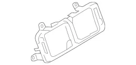 Lr137992 Land-rover Genuine Upper Trim Panel