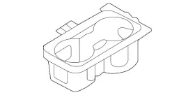 Lr159570 Land-rover Genuine Cup Holder