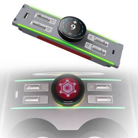 Lbw Mt-cp00019 Premium Durable Lcd Intelligent Dock Smart Knob For Tesla Model 3 Y 2021-2024