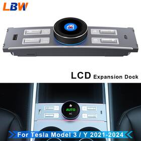 Lbw Us-mt00058/hb-14-02 Lcd Intelligent Expansion Dock Fit For Tesla Model 3 Y 2021-2024 Central Control